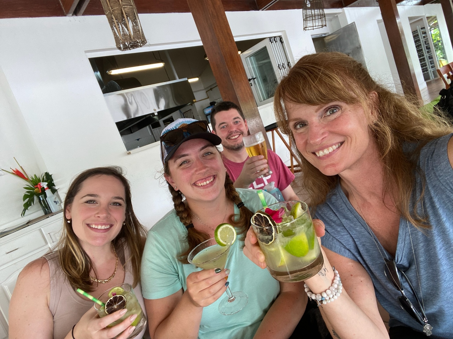 Advisors toasting at a FAM trip