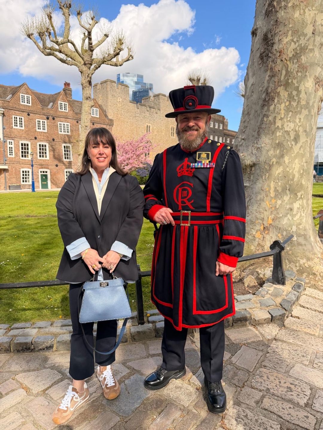 An advisor in London at the Tower of London