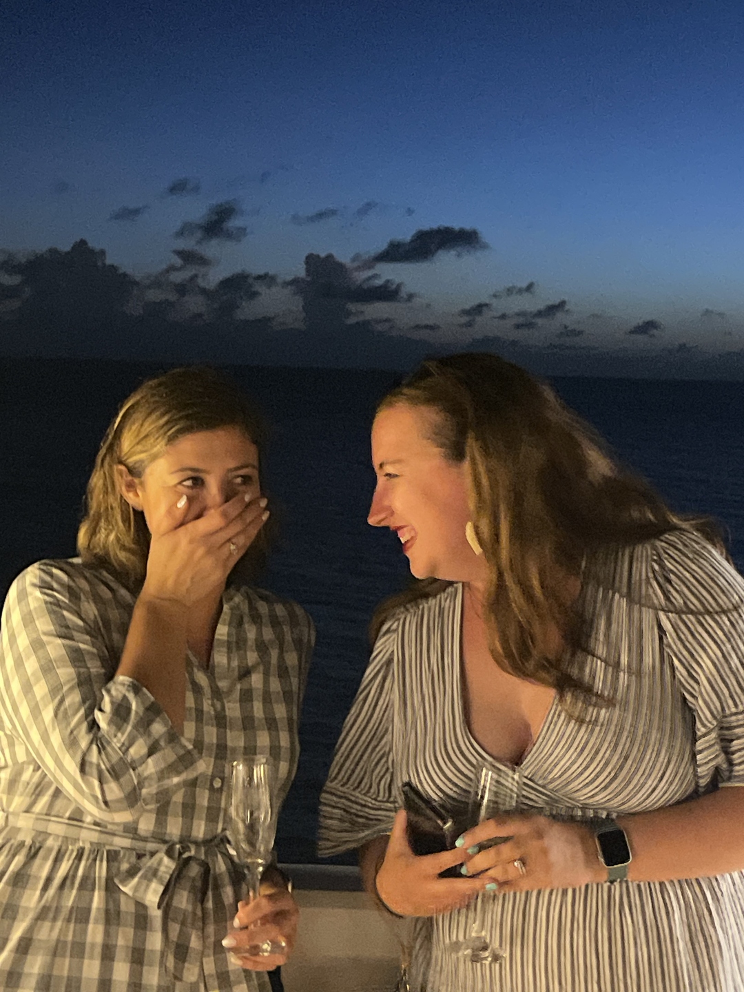 A2 advisors at a rooftop event at sunset