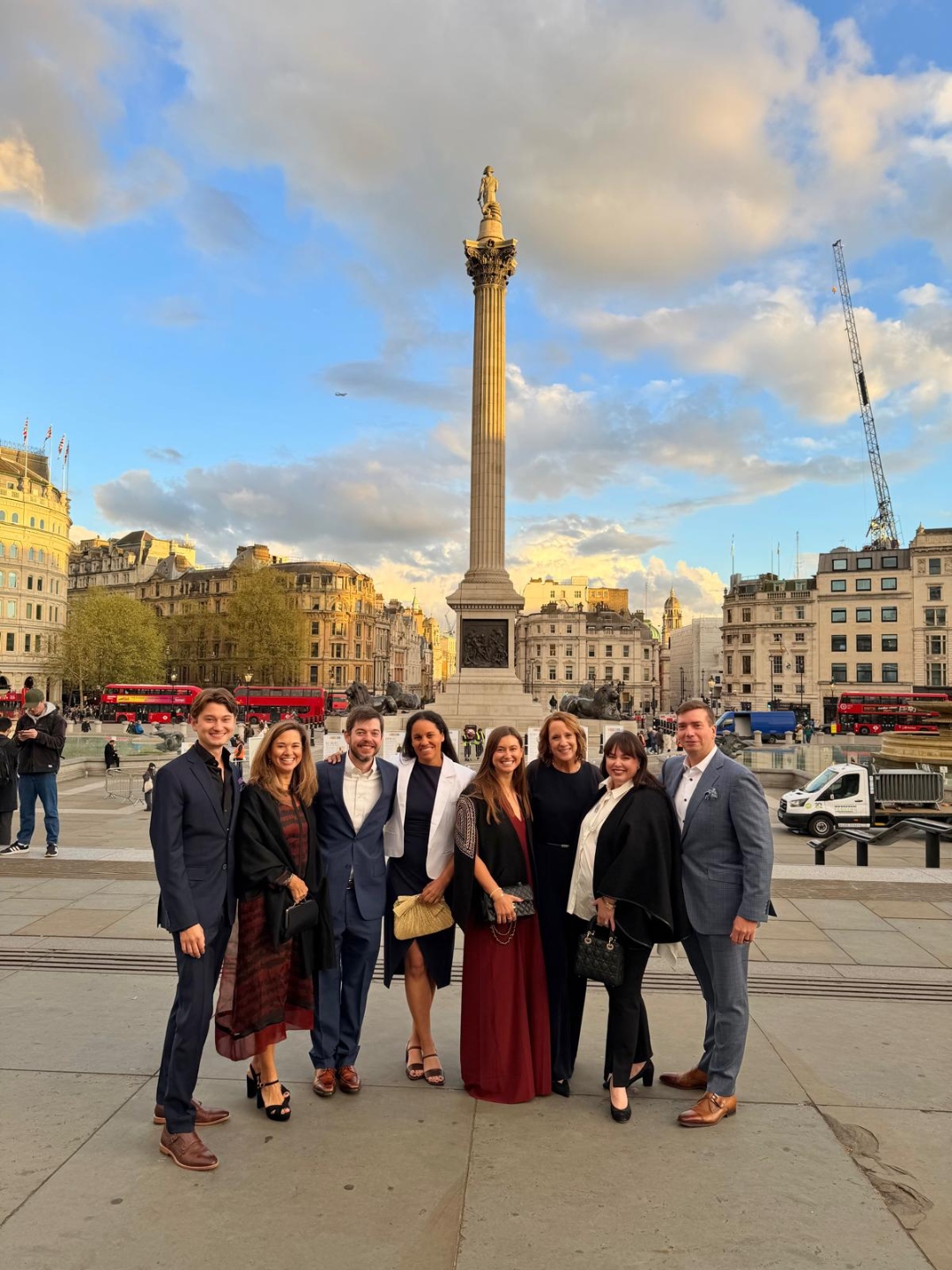 Avenue Two advisors at Trafalgar Square, London