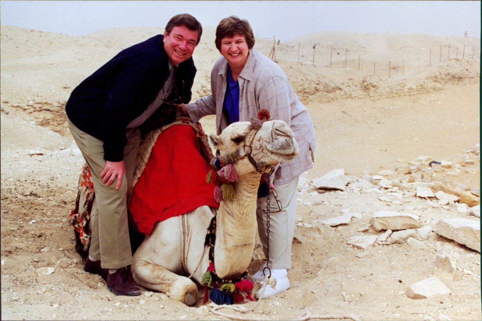 Debbie and Craig Bush traveling