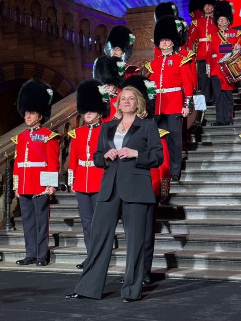 Advisors with the Queen's Guard in London